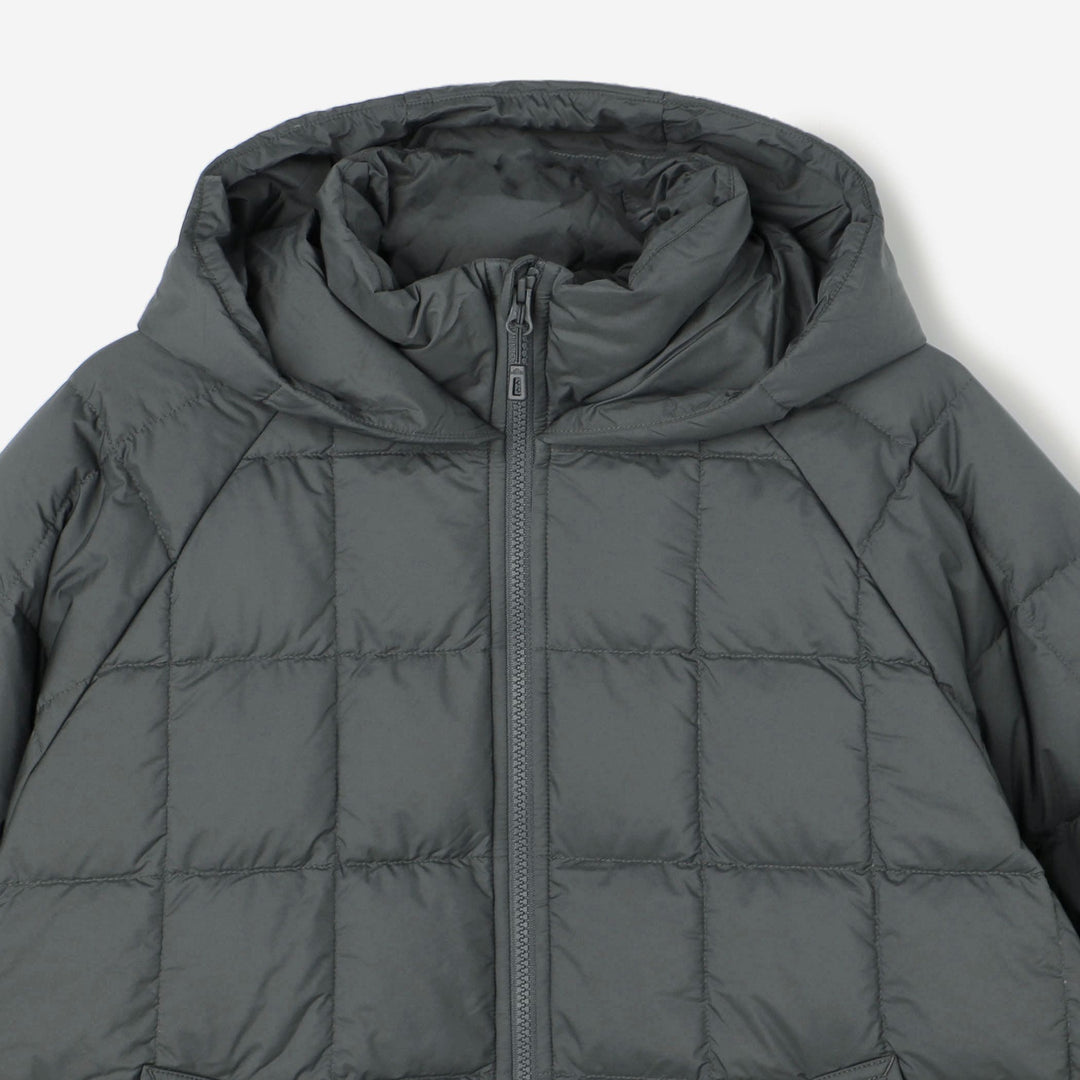 WOMEN'S NYLON TAFFETA SQUARE QUILTED DOWN JACKET