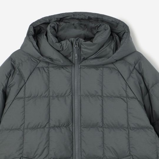 WOMEN'S NYLON TAFFETA SQUARE QUILTED DOWN JACKET