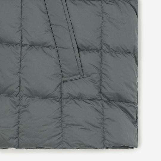 WOMEN'S NYLON TAFFETA SQUARE QUILTED DOWN JACKET