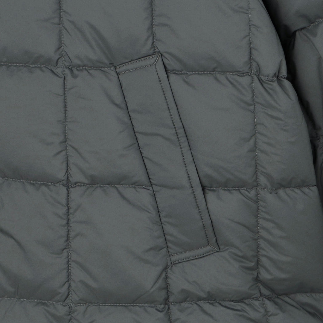 WOMEN'S NYLON TAFFETA SQUARE QUILTED DOWN JACKET