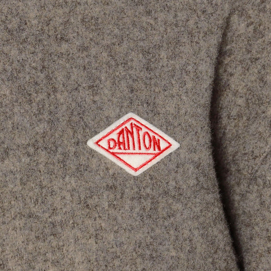 WOMEN'S WOOL LIGHT PILE COLLARLESS JACKET