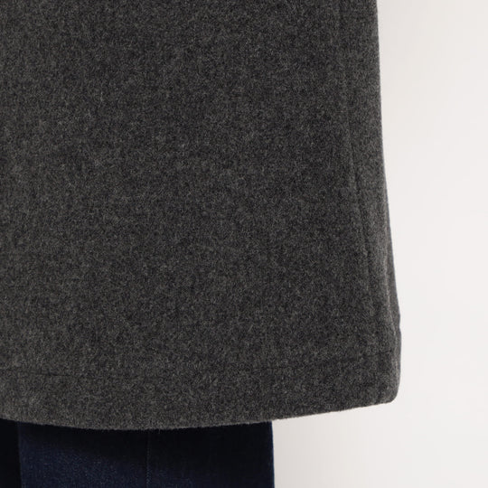 WOMEN'S WOOL LIGHT PILE HOODED COAT