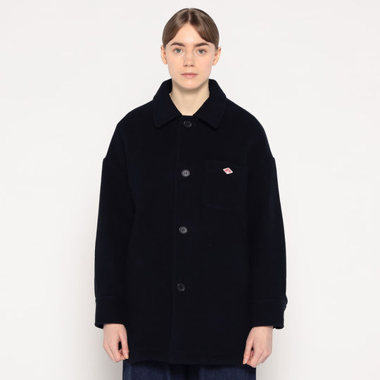 WOMEN'S WOOL MELTON SHIRT BLOUSON