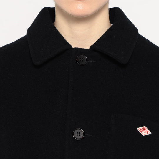 WOMEN'S WOOL MELTON SHIRT BLOUSON
