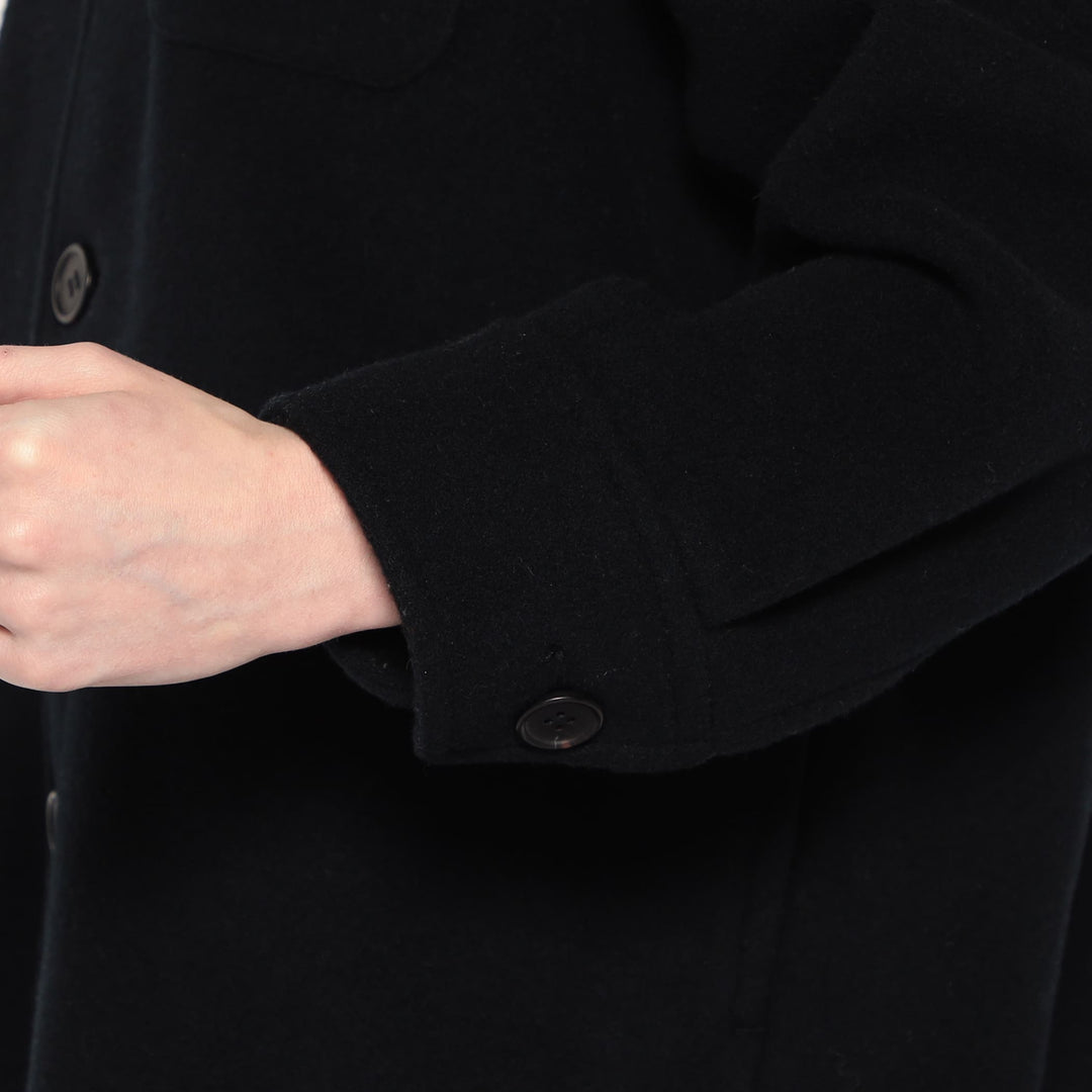 WOMEN'S WOOL MELTON SHIRT BLOUSON