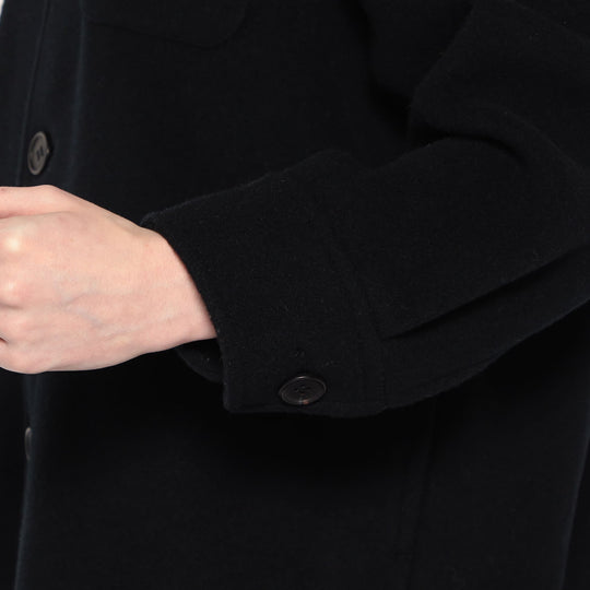 WOMEN'S WOOL MELTON SHIRT BLOUSON