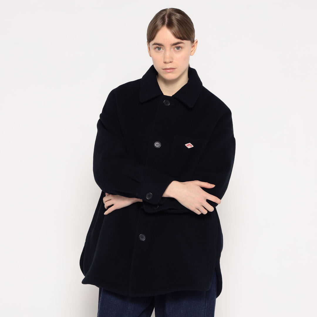 WOMEN'S WOOL MELTON SHIRT BLOUSON