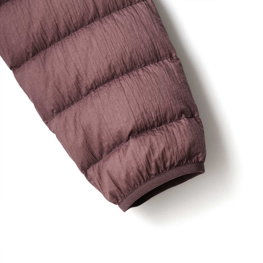 WOMEN'S NYLON TAFFETA WHITE GOOSE INNER DOWN JACKET