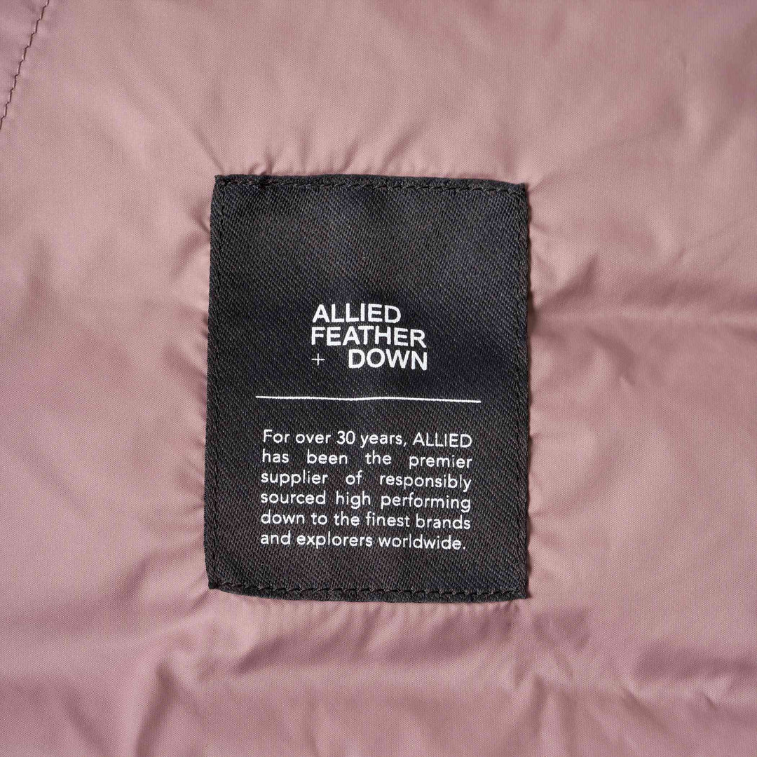 WOMEN'S NYLON TAFFETA WHITE GOOSE INNER DOWN JACKET