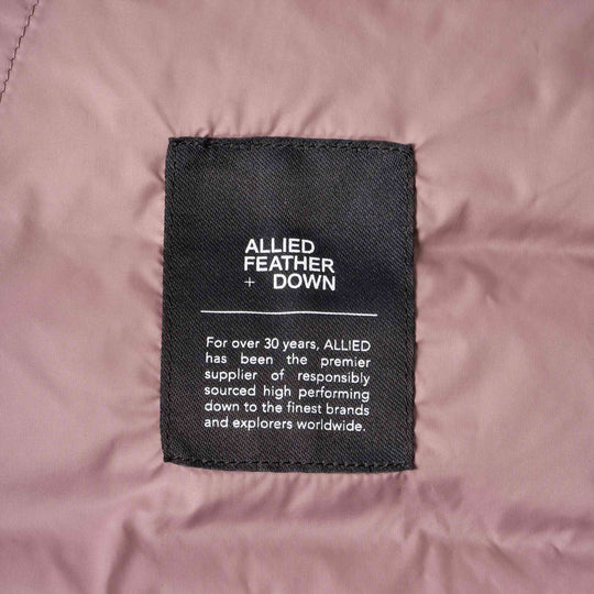 WOMEN'S NYLON TAFFETA WHITE GOOSE INNER DOWN JACKET