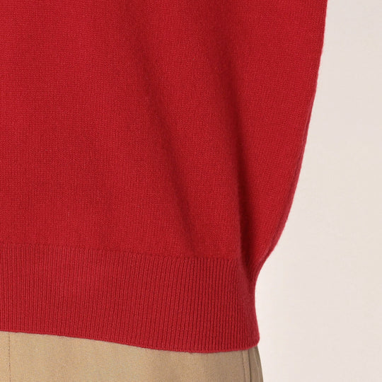 WOMEN'S LAMBSWOOL CREW NECK KNIT PULLOVER