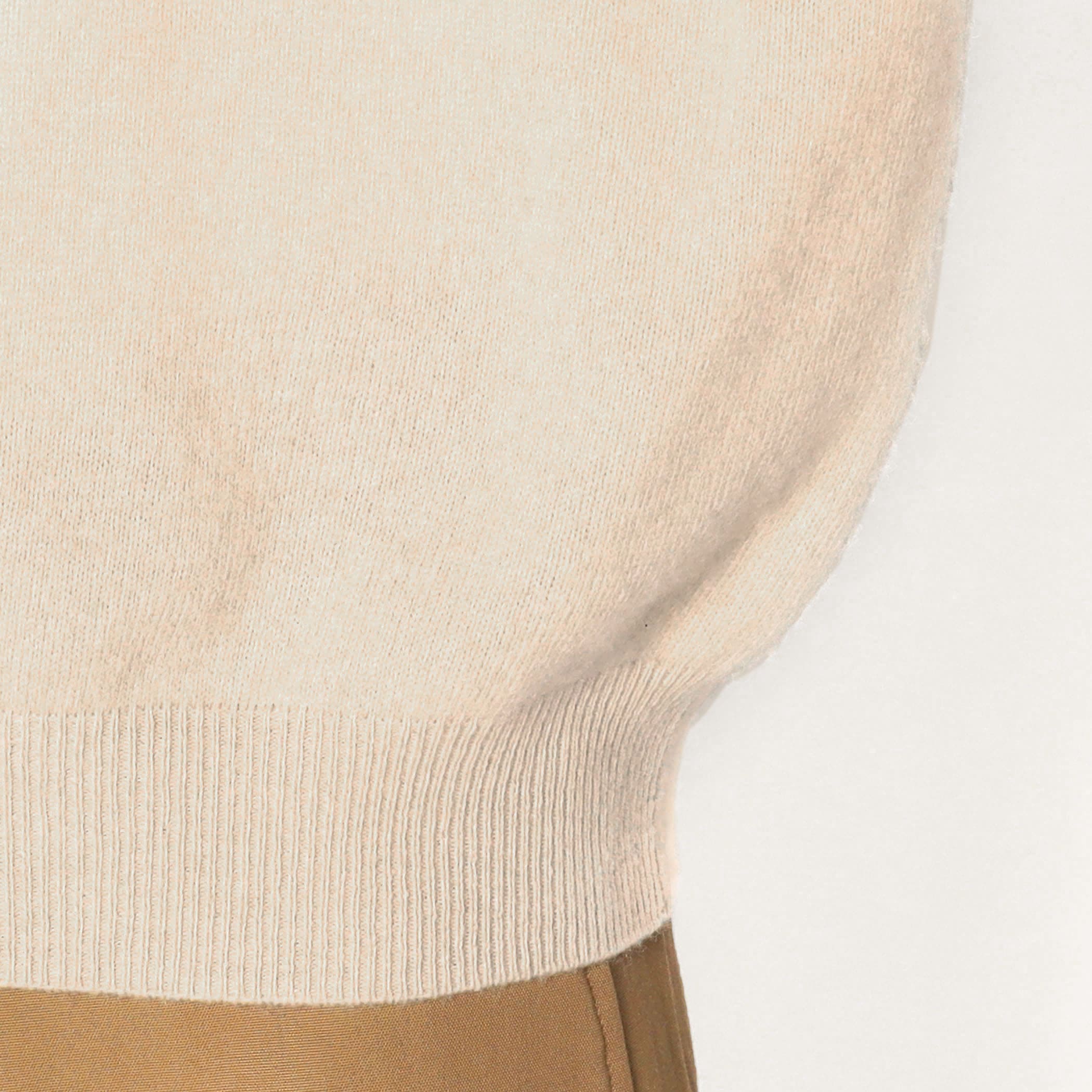 DANTON WOMEN'S LAMBSWOOL CREW NECK KNIT CARDIGAN