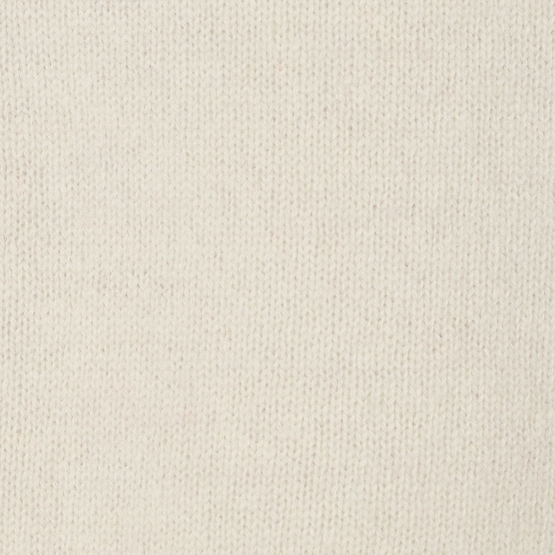 WOMEN'S LAMBSWOOL CREW NECK KNIT CARDIGAN