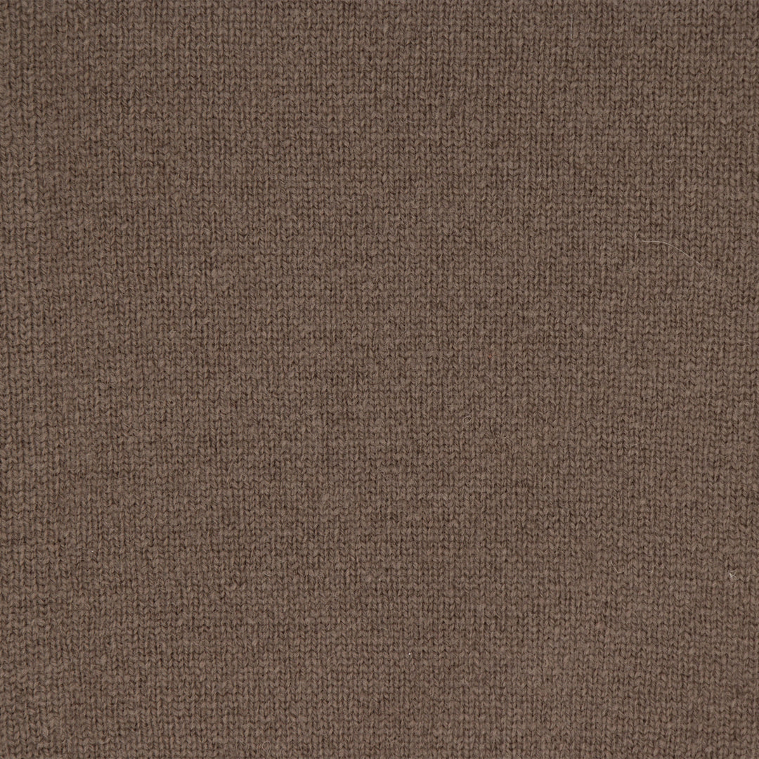 WOMEN'S LAMBSWOOL CREW NECK KNIT CARDIGAN