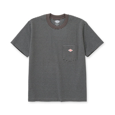 WOMEN'S SHORT SLEEVE POCKET T-SHIRT STRIPE
