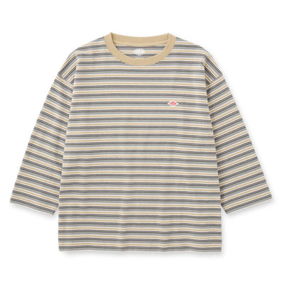 WOMEN'S 3/4 SLEEVE T-SHIRTS STRIPE