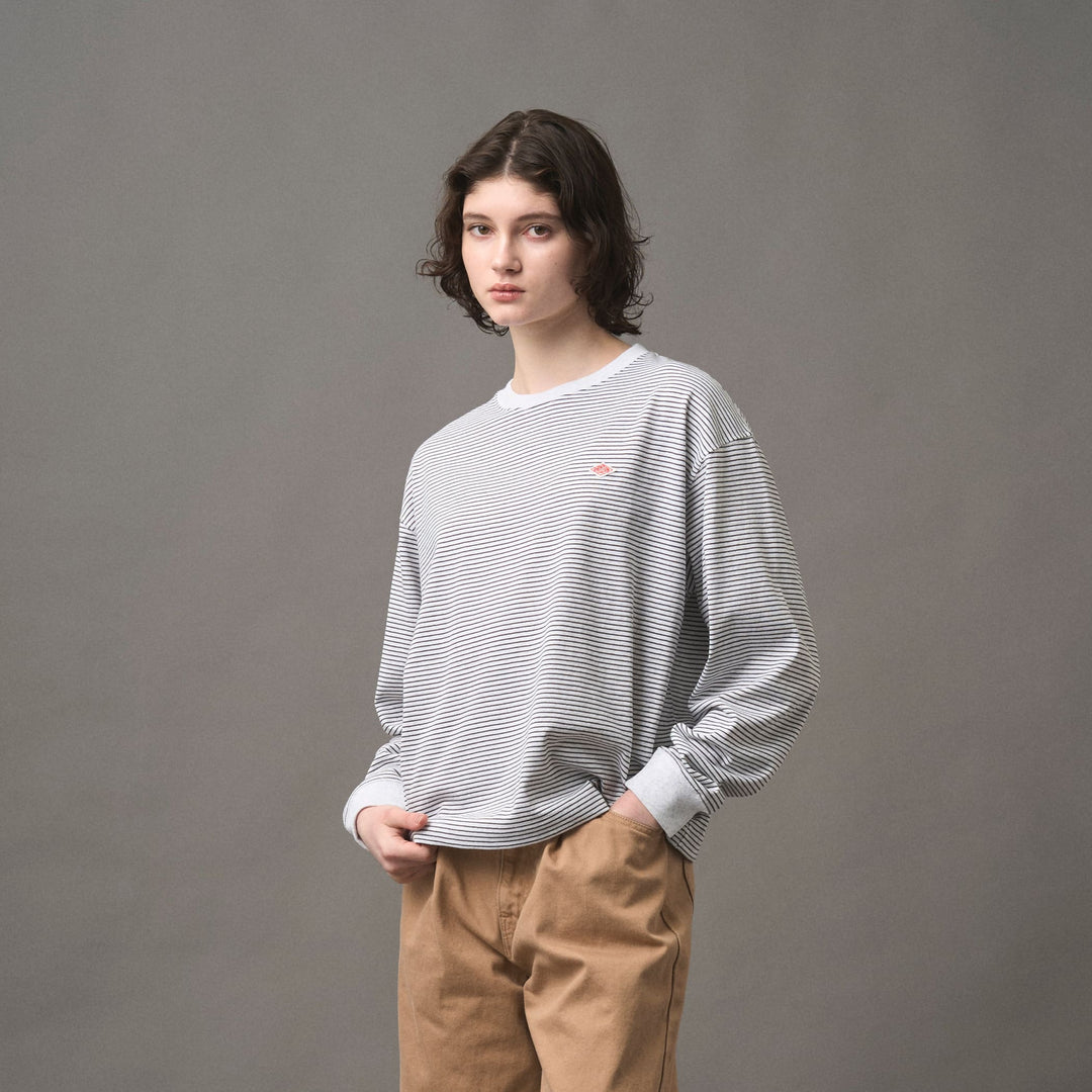 WOMEN'S LONG SLEEVE T-SHIRT STRIPE