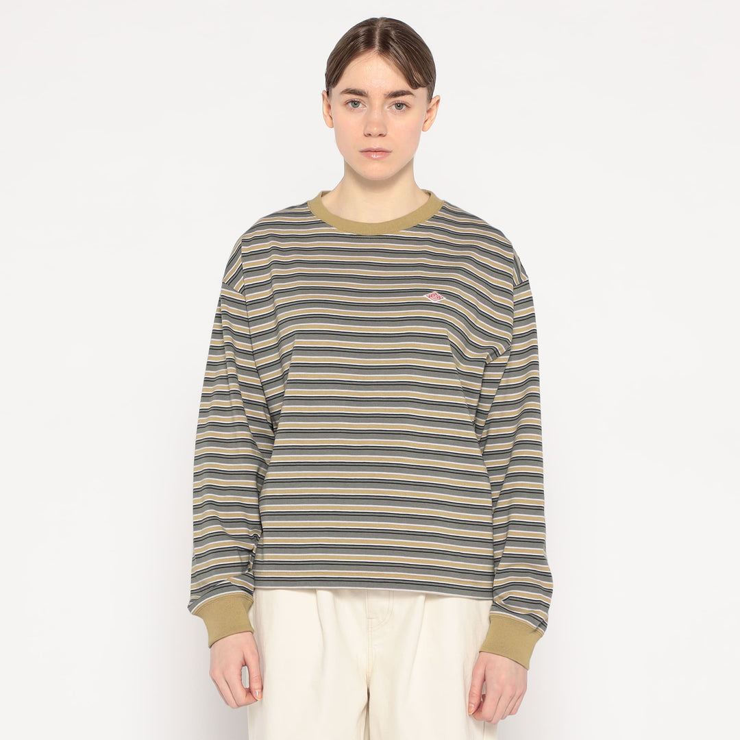 WOMEN'S LONG SLEEVE T-SHIRT STRIPE