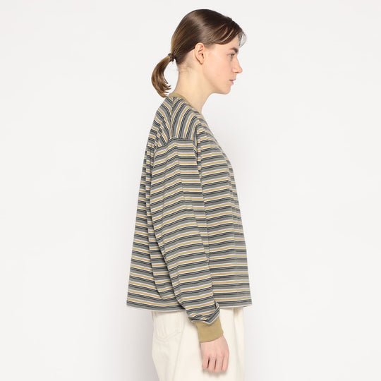 WOMEN'S LONG SLEEVE T-SHIRT STRIPE