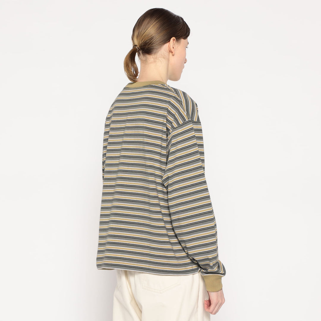 WOMEN'S LONG SLEEVE T-SHIRT STRIPE
