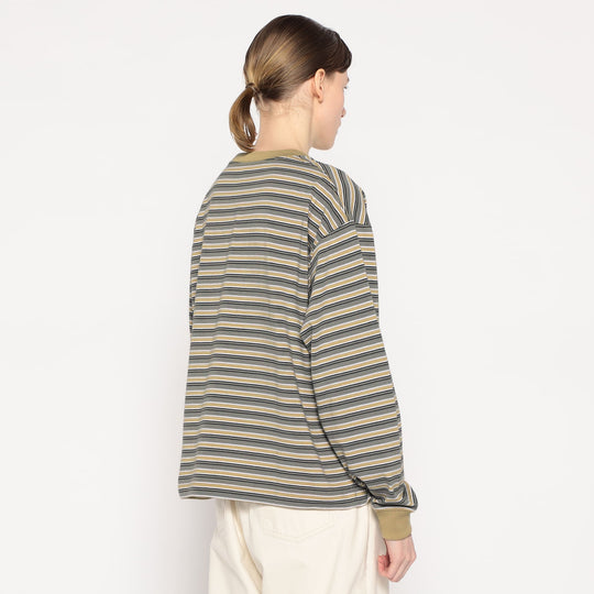 WOMEN'S LONG SLEEVE T-SHIRT STRIPE