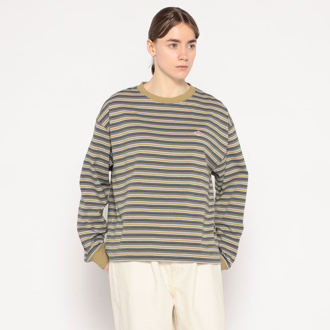 WOMEN'S LONG SLEEVE T-SHIRT STRIPE