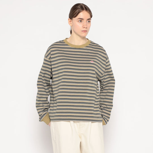 WOMEN'S LONG SLEEVE T-SHIRT STRIPE