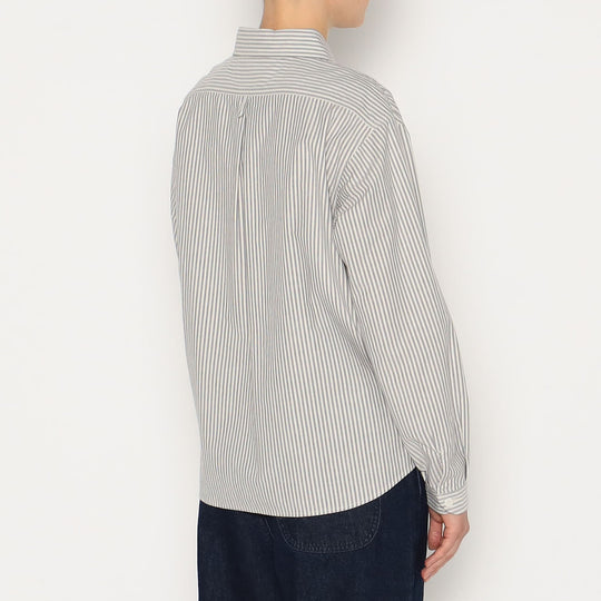 WOMEN'S OXFORD ROUND COLLAR PULLOVER SHIRT PATTERN