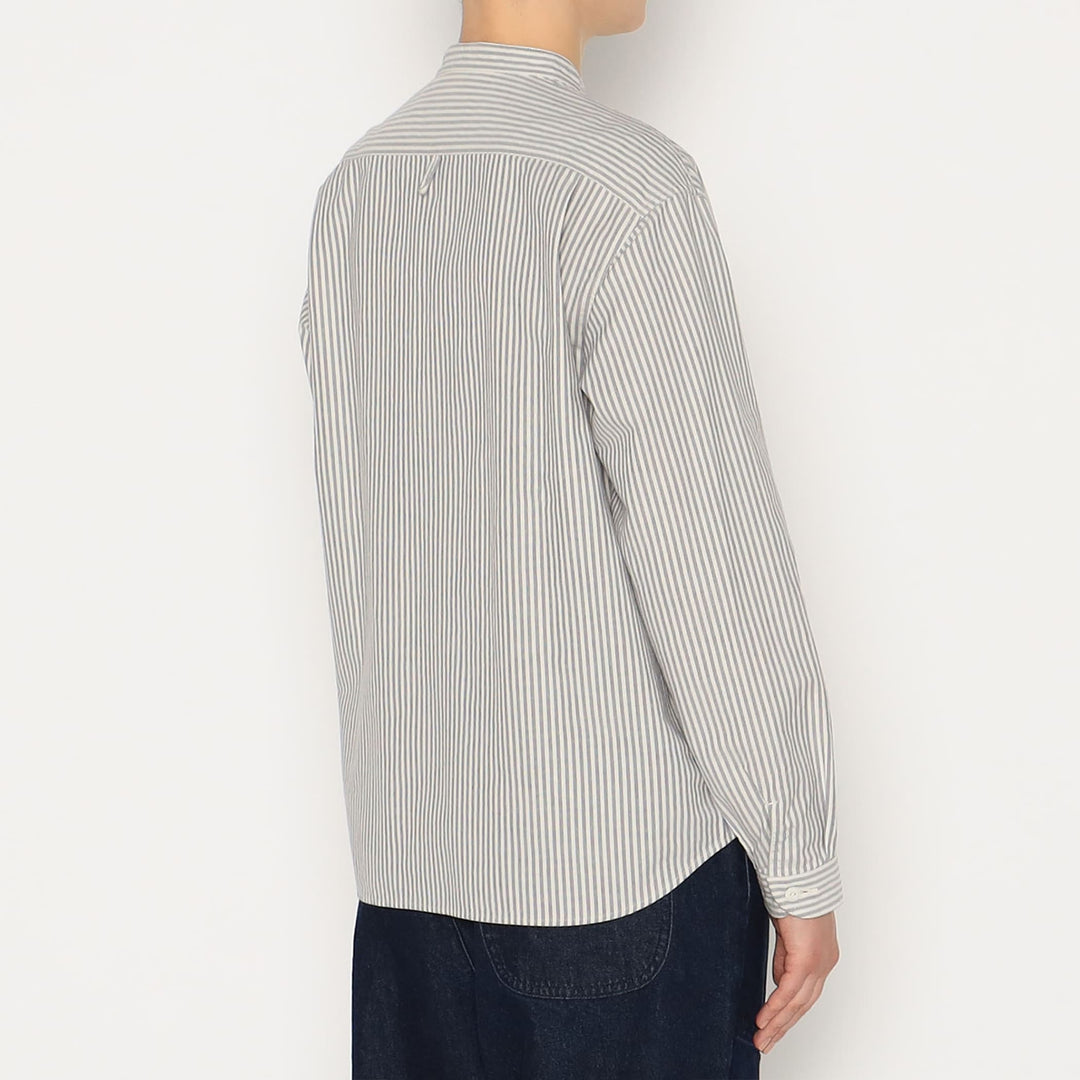 WOMEN'S OXFORD BAND COLLAR SHIRT PATTERN