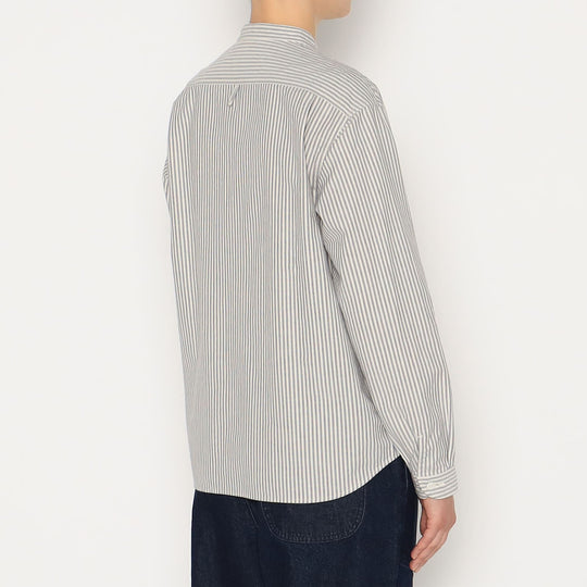 WOMEN'S OXFORD BAND COLLAR SHIRT PATTERN