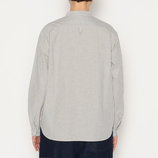 WOMEN'S OXFORD BAND COLLAR SHIRT PATTERN