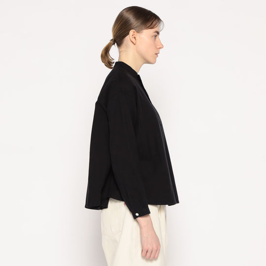 WOMEN'S ORGANIC COTTON HENLEY NECK SHIRT