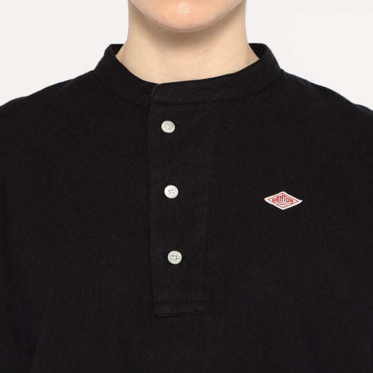 WOMEN'S ORGANIC COTTON HENLEY NECK SHIRT