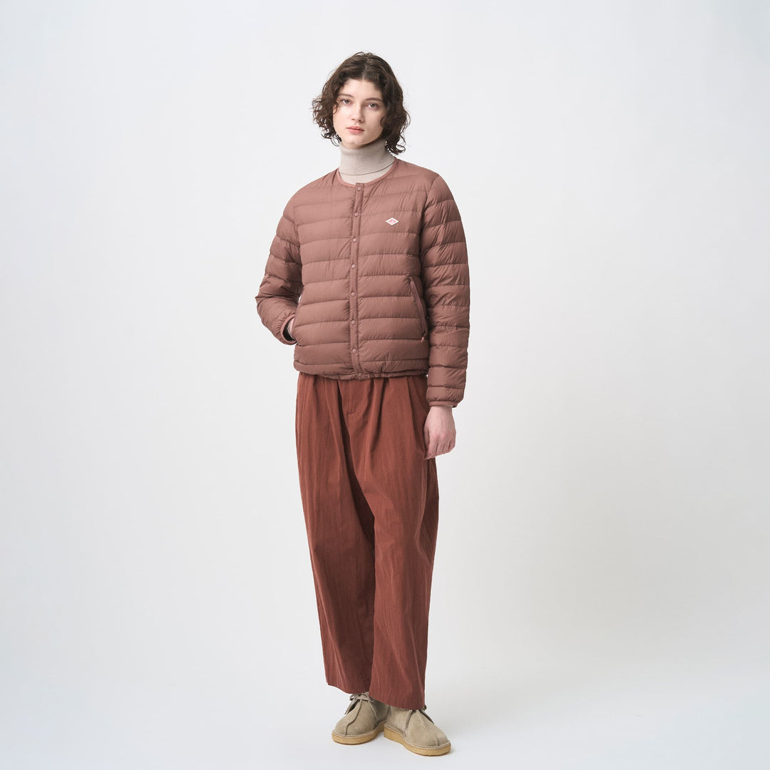 WOMEN'S C/N TWILL DOUBLE PLEATED EASY PANTS