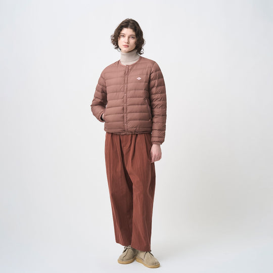 WOMEN'S C/N TWILL DOUBLE PLEATED EASY PANTS