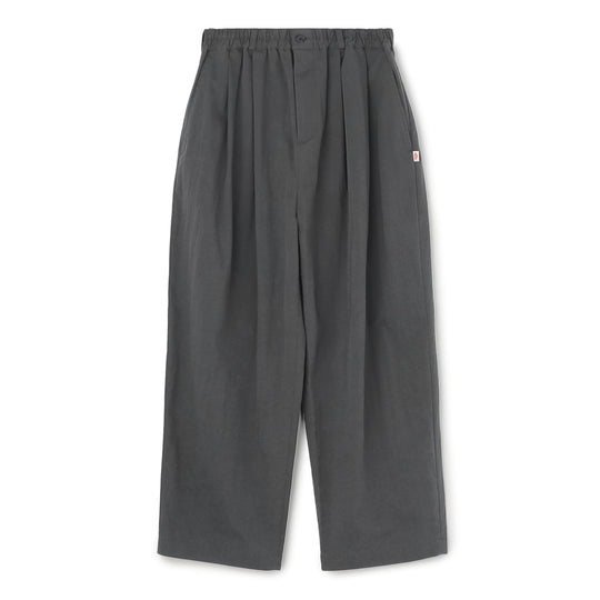 WOMEN'S C/N TWILL DOUBLE PLEATED EASY PANTS