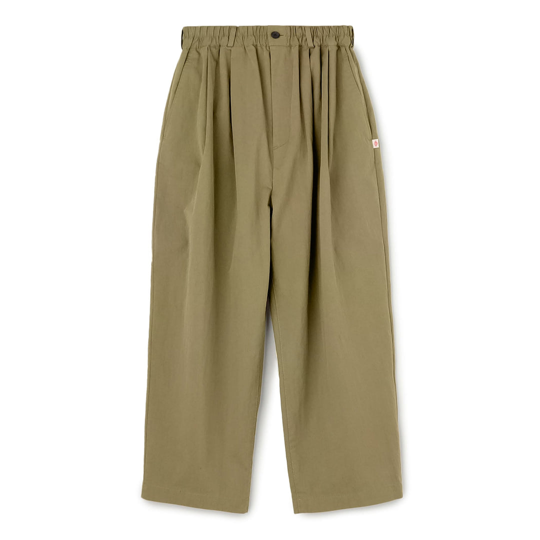 WOMEN'S C/N TWILL DOUBLE PLEATED EASY PANTS