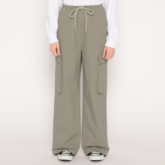 WOMEN'S PEACH SKIN CARGO PANTS