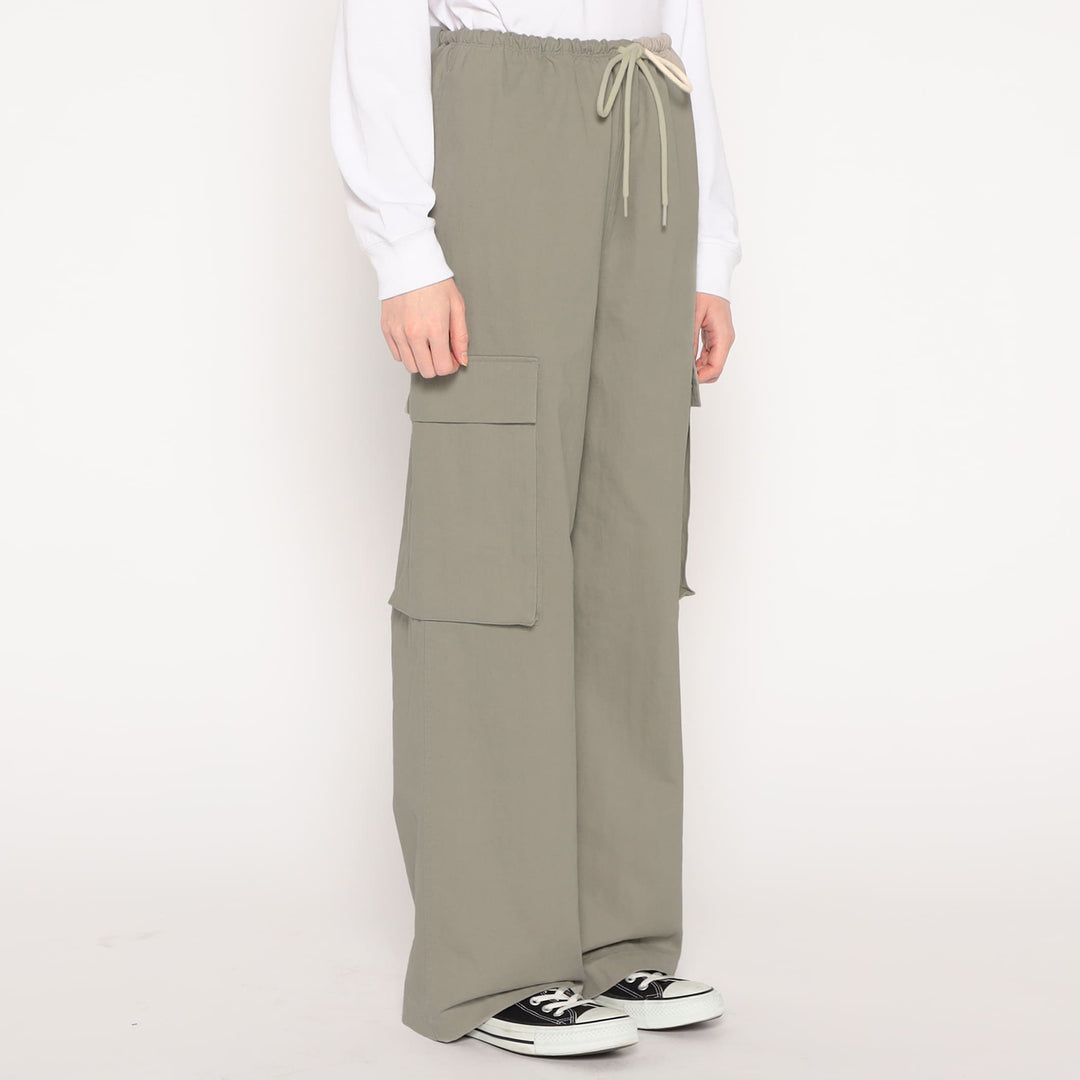 WOMEN'S PEACH SKIN CARGO PANTS