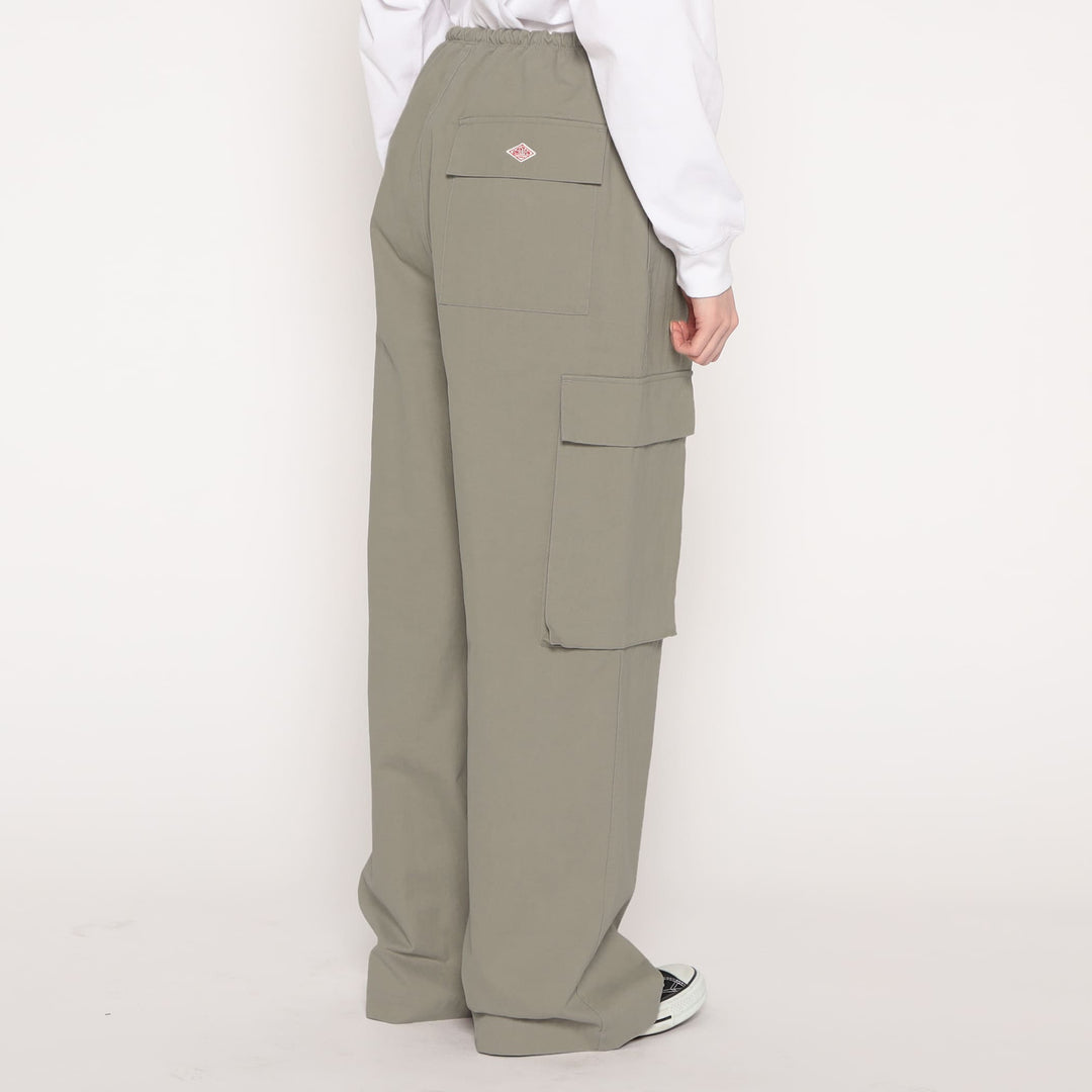 WOMEN'S PEACH SKIN CARGO PANTS