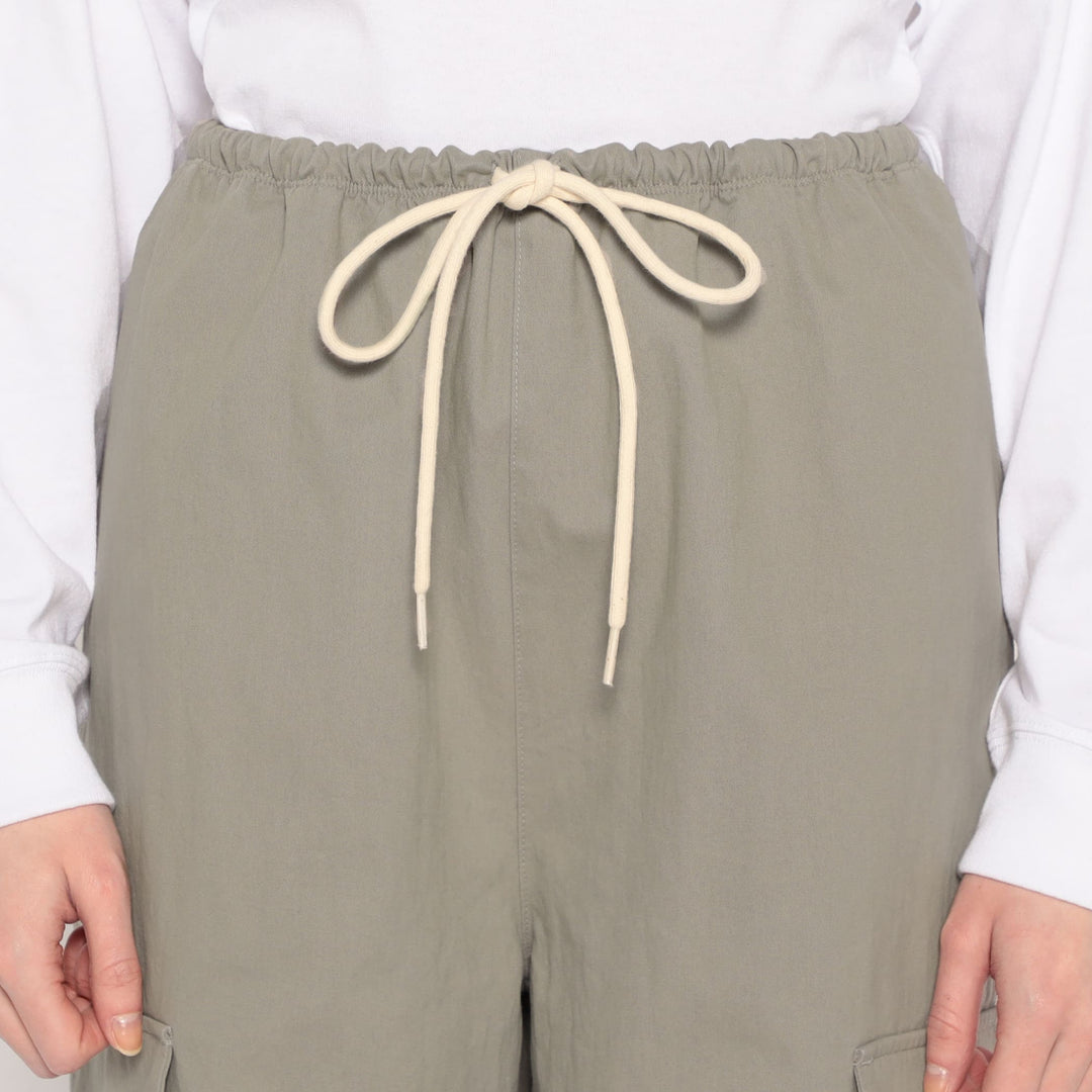 WOMEN'S PEACH SKIN CARGO PANTS