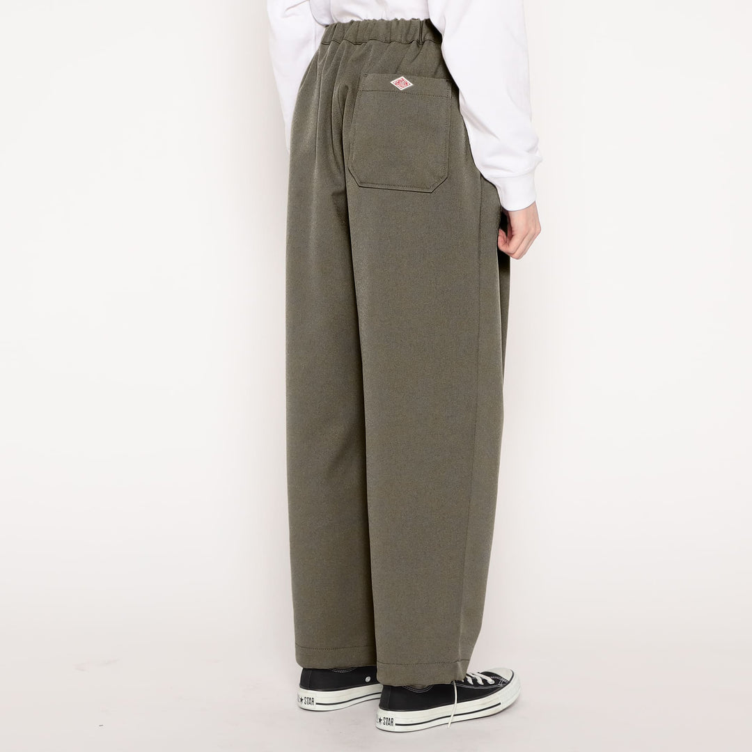 WOMEN'S POLYESTER FLANNEL 2TUCK EASY PANTS