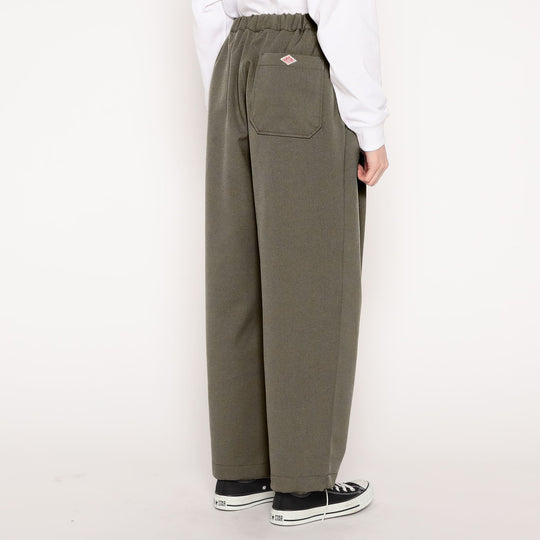 WOMEN'S POLYESTER FLANNEL 2TUCK EASY PANTS