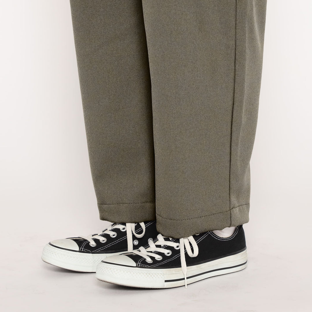 WOMEN'S POLYESTER FLANNEL 2TUCK EASY PANTS