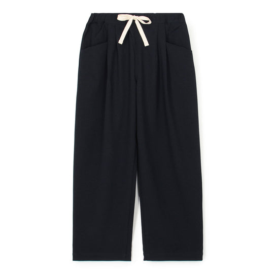 WOMEN'S POLYESTER FLANNEL 2TUCK EASY PANTS