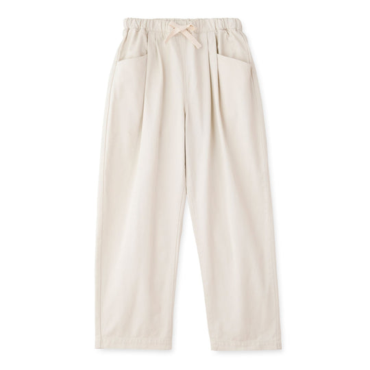 WOMEN'S HEAVY TWILL 2TUCK EASY PANTS