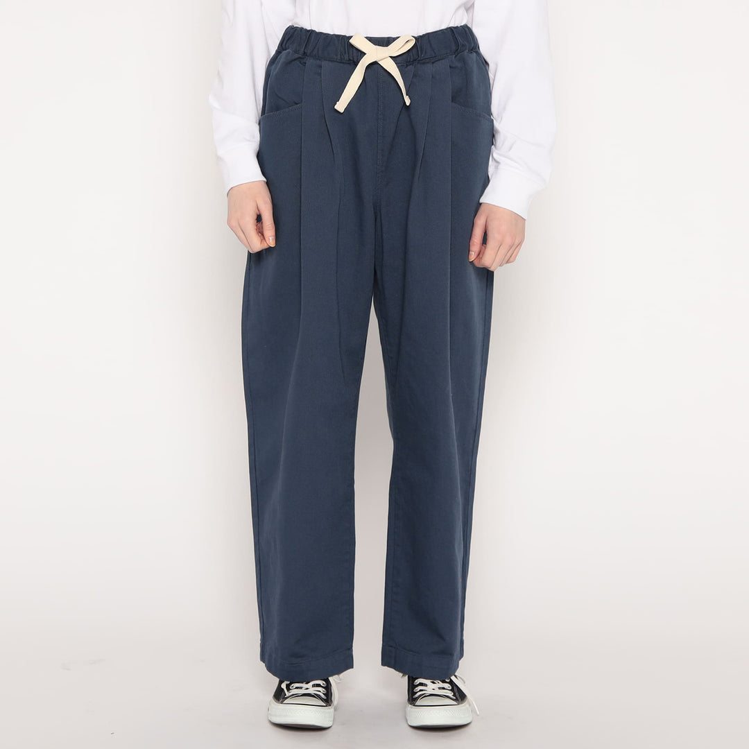 WOMEN'S HEAVY TWILL 2TUCK EASY PANTS