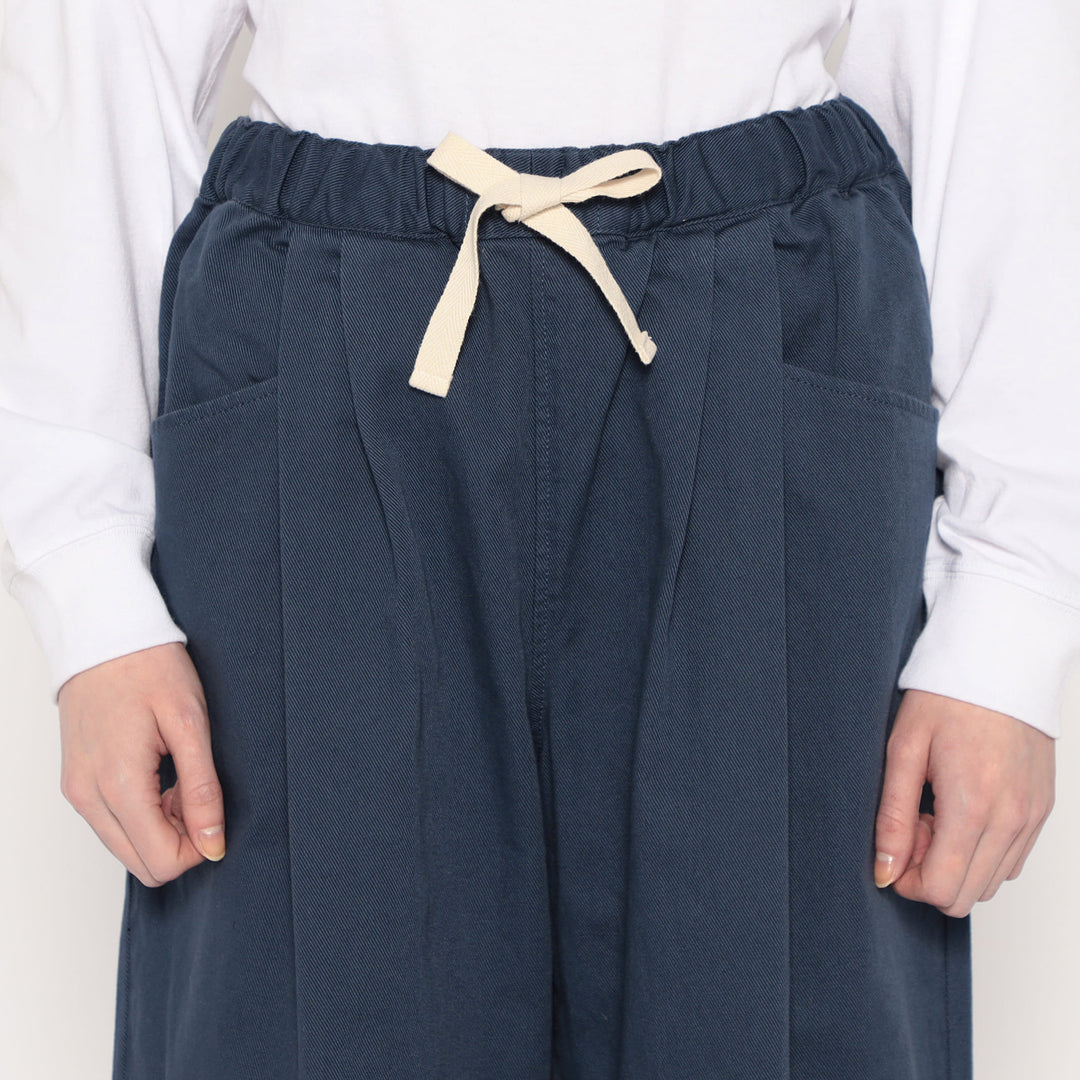 WOMEN'S HEAVY TWILL 2TUCK EASY PANTS