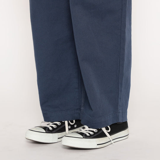 WOMEN'S HEAVY TWILL 2TUCK EASY PANTS