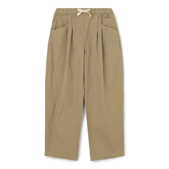 WOMEN'S HEAVY TWILL 2TUCK EASY PANTS